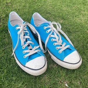 Blue turquoise converse all star